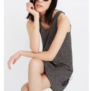 Madewell | Striped Swing Tee Shirt Dress XS